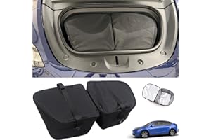 PACEWALKER für Tesla Model Y 2020-2023 Frontgepäcktaschen, für Tesla Model Y Front Trunk Organizer Isolierung Kühler Auto Langlebig Zusammenklappbar Cargo Lagerung
