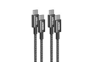 Anker 333 USB C na USB C, kabel do ładowania, 0,9 m, dwupak, 100 W, kabel USB 2.0 typu C, szybkie ładowanie, nadaje się do MacBook Pro 2023, iPad Pro 2022, iPad Air 5, Galaxy S23, Pixel, Switch, LG i