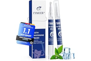 USMLICER 2 Penne Sbiancamento Denti, Gel Sbiancante Denti Professionale, Rimuove le Macchie, Portatile e Facile da Usare, Rimuove le Macchie Dentali per un Sorriso Più Bianco