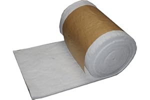 WPARHUS Couverture Fibre Céramique 25 mm – 7.320 M x 610 mm – 96 kg