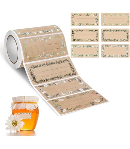 50 Feuilles Papier Kraft Adhésif A4 - Étiquettes Imprimables Ultra-Résistantes Pour Imprimante Jet D'Encre Et Laser