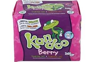 Kandoo TOALLITAS HÚMEDAS FRUTAS BOSQUE 2x60 ud
