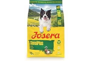 JOSERA Adult SensiPlus kaczka i ryż (1 x 3 kg) | sucha karma premium dla dorosłych wrażliwych psów | z dużą ilością biotyny dla zdrowej skóry i sierści | wysoce strawna | bezglutenowa | 1 szt. w