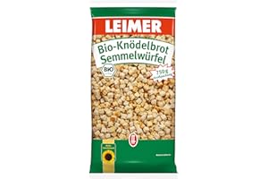 ‎LEIMER LEIMER Bio-Knödelbrot Semmelwürfel 750g - Aus frisch gebackenem Brot für lockere und gelingsichere Semmelknödel (1 x 750g)