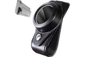 ‎MYLOVETIME mylovetime Sonnenblende Halterung Kompatibel mit Ooono Co-Driver No1, Halter für Sonnenblenden Leder Schwarz