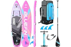 BLUEFIN SUP Bluefin Cruise SUP Gonfiabile Stand Up Paddle Board | Accessori Premium | Taglie Multiple: Bambini, 9'8, 10'4, 10'8, 12', 15'