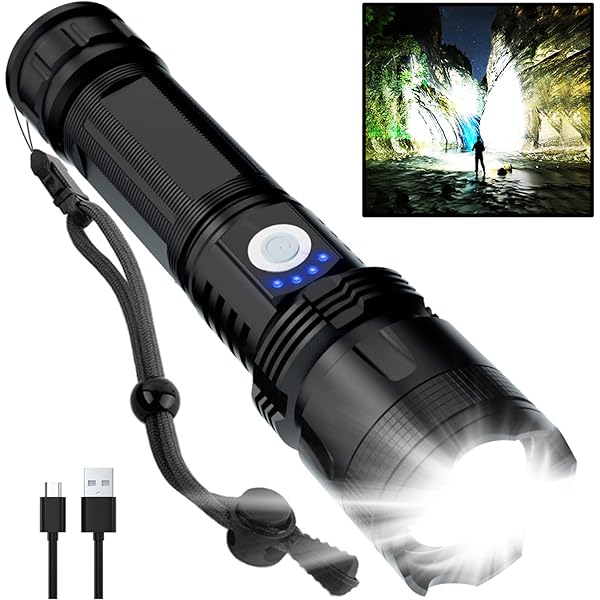 800 lumen rechargeable led flashlight insignia Insignia - 800 Lumen Rechargeable LED Flashlight
