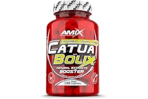 AMIX - Suplemento Deportivo Catuabolix en 100 Cápsulas - Ayuda al Incremento de la Testosterona - Contribuye a Aumentar la Fuerza y Masa Muscular - Suplemento Alimenticio