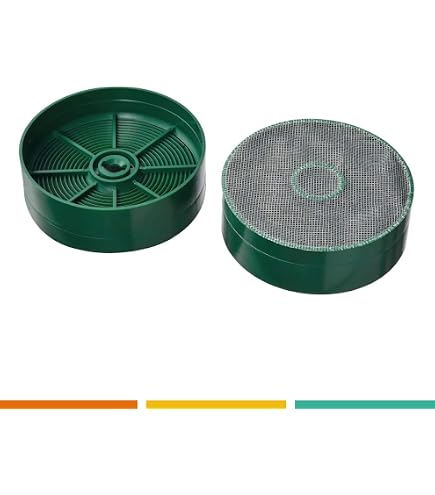 Vhbw Filtre à Charbon Actif Compatible Avec Electrolux EFT927K 949610138 Eft927w 949610137 Ei52b2w2 Fac 509 Hotte De Cuisine 85154541