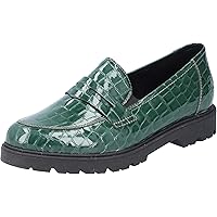 Rieker Damen Loafer 52052 - Bequeme Schnürschuhe Aus Glattleder