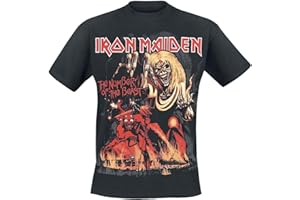 Iron Maiden Number of The Beast Graphic Männer T-Shirt schwarz Band-Merch, Bands