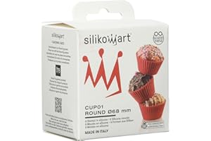 ‎SILIKOMART Silikomart - CUP01 - ZESTAW 6 SILIKONOWYCH KUBKÓW ø68 MM H 32 MM