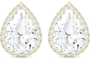 Linawe Orecchini a bottone, accessori per orecchini da donna, gioielli alla moda con diamanti senza nichel, gioielli da sposa