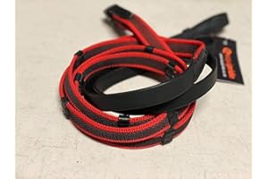 Countrypride EQUIPRIDE ANTI-SLIP RUBBER GRIP REINS MADE ON BLACK AND BROWN LEATHER SIZE FULL-COB-PONY-SHETLAND RED