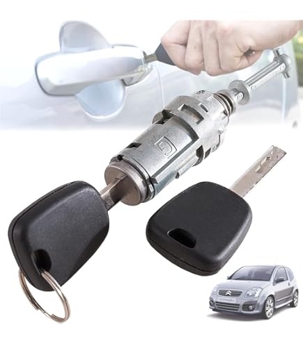 ABHAI AL245 Linksvoor Driver Deurslot Cilinder Vat Fit for Citroen Berlingo 2019 Hatchback/limousine (K9