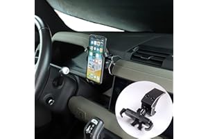 YANER Soporte de aleación de aluminio para consola central de coche para Land Rover Defender 90 110 2020-2022 accesorios de coche