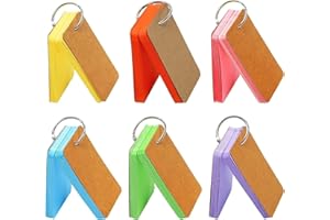 BMC London 6 Pack (300 Cards). Revision/Index Cards, Easy Flip Study/Flash Cards, Mini Notepads, Blank Flashcards on a Ring