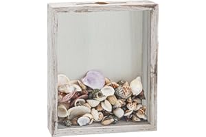 FramePro Cornice Profonda Bianco 20x25 cm Foto Cornice con apertura superiore, Può contenere regali fai-da-te, tappi per vino, biglietti per il cinema, souvenir di viaggio, biglietti per concerti.