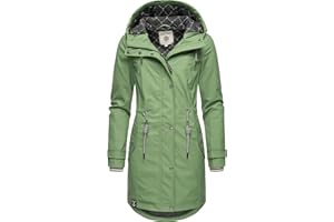 Peak Time Damen Regenjacke Regenmantel Jacke wasserdicht mit Kapuze L60042 XS-5XL