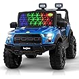 Baybee Bronco 4×4 Battery Operated Jeep for Kids, Ride on Toy Kids Car with RGB Windshield Light & Music | Baby Big Battery Car | Electric Jeep Car for Kids to Drive 3 to 8 Years (Painted Blue)