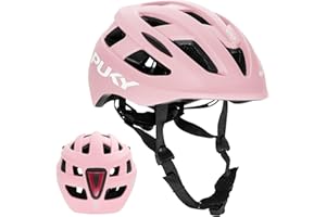 ‎PUKY PUKY Helmet | Kinder Fahrradhelm S: 48-55 cm/M: 54-58cm | Leichtgewicht 220g | Maximaler Schutz & Belüftung | 360° Sichtbarkeit durch Licht-Modul | Ideal für Sicherheit und Komfort auf dem Fahrrad