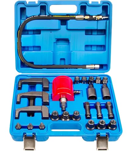Orion Motor Tech Kit Extracteur Injecteur Diesel 23 Pièces - Pneumatique 5-8 Bars Avec 19 Adaptateurs