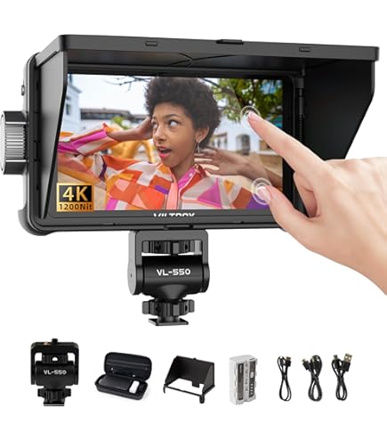 FEELWORLD FW568 V3 Monitor Campo 6 Pollici - 4K HDMI Per DSLR Con Batteria - Foto 4