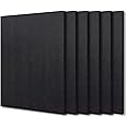 BXI Sound Absorber - 400 X 300 X 9mm 6 Pcs High Density Acoustic Absorption Panel, Sound Absorbing Panels Reduce Echo Reverb, Tackable Acoustical Felt Tiles for Ceiling and Wall Decoration