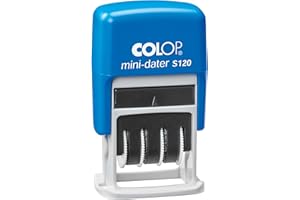 ‎COLOP Colop 1452000200 Datumstempel MiniDater S 120 19 x 4 mm Kissen schwarz