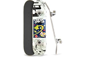 Crandon Skate Principiantes y Profesionales Skateboard Completo | Monopatínes | Patinetes | Madera Arce Canadiense 7 Capas. Disponible Tres Medidas 7,75 | 8 | 8,25 Pulgadas