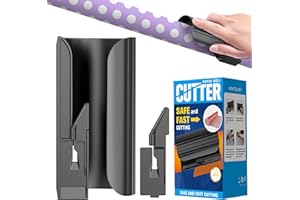 MAIBAOTEMBT Découpe de Papier d'Emballage Cadeau, Coupe Rouleau Coulissant, Pour Rouleaux de Papier, DéCoupe de Papier d'Emballage Cadeau (Noir)