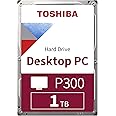 TOSHIBA P300 Interne Festplatte 1 TB – 3,5 Zoll (8,9 cm) – SATA Festplatte intern (HDD) – 7200 rpm (U/min) – 6 Gb/s – für Gam