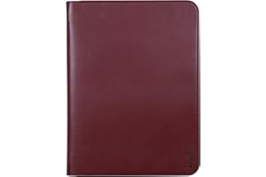 RHODIA 168123C - Briefcase Rhodiarama Lie de Vin - for Notepads and Notebooks A4 or A4+ | Dimensions Closed 25.5x34 cm - Pocket for Tablet - Premium Faux Leather