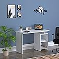 Anikaa Calisto Engineered Wood Study Table | Writing Desk | Computer Desk | Study Desk | Office Desk | Small Office Table | Laptop Table | Computer Table (White) (D.I.Y) Matte Finish