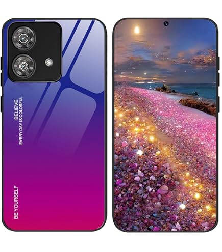 Moex Custodia Con Tracolla E Collana Per Cellulare Motorola Moto E4 Plus, Cover In Silicone Trasparente Con Cordino Regolabile Oro Rosa