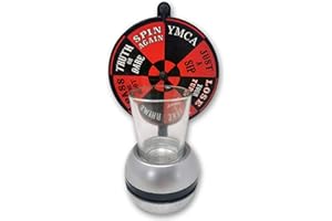 EKNA® Juego de beber Wheel of Shots – Spinning Wheel Toy – Juego de rueda de la fortuna con vaso de chupito (rueda de chupitos)