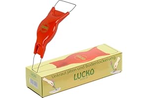 LUCKO Jätefaust Rot Gartenwerkzeug Unkraut Entferner Gerät Gartenzubehör Garten Gadgets Hochbeet Zubehör Unkrautstecher Gartenkralle Gartenhelfer