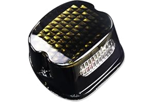 HDBUBALUS LED Brake Tail Light Low Profile Smoke Taillights Fit for Harley Touring Street Glide Road King Electra Glide Dyna Fat Boy Sportster 833 1200