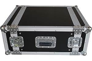 MF-CASES Flightcase 5HE 47cm tief 9mm robust Case Rack 19" NEU Rackschienen vorne+hinten