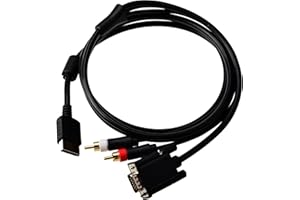 RETROGAME Kabel VGA AV Audio Video mit RCA für Sega Dreamcast