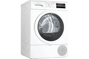 Bosch Hogar Serie | 6 WTR87641ES - Secadora con Bomba de Calor, Libre Instalación, Capacidad 8kg, Color Blanco