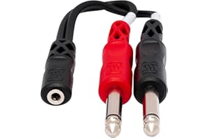 Hosa YMP-434 Câble Y TRSF vers TS Noir