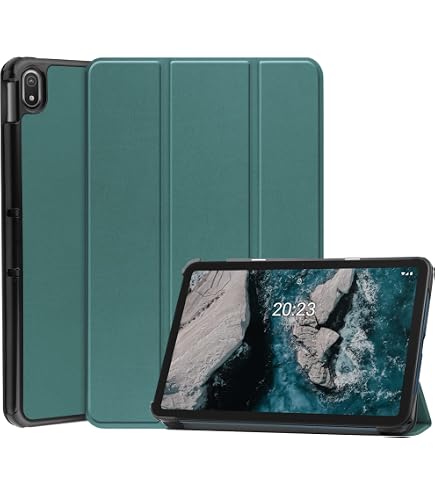 CASAFUNY Custodia In Pelle PU Con Supporto Per Nokia T21 (2022) – Blu, Con Slot Per Schede - 2