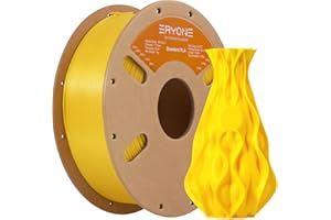 ERYONE PLA Filament 1,75 mm, 3D-Drucker Filament PLA, 0,03 mm, 1 kg/Spule, Amarillo