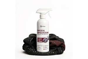 ki:ku® Universal Imprägnierung | Imprägnierspray für Textilien, Leder, Wolle, Synthetik UVM. | gegen Schmutz & Nässe | wasserabweisend, atmungsaktiv | für Schuhe, Kleidung, Zelte, Outdoor, Camping