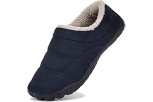 OTIEMU Męskie buty do domu z pianką Wiskoelastyczna Szablon i podszewka Ciepłe Fluff Trampki Estar Podeszwa antypoślizgowa gumowa Lekkie zamknięte buty outdoorowe i wewnętrzne