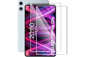 CAUHENYEE Protector de Pantalla para TECLAST T60 Plus/T60Plus/Odea A12 12" Cristal Templado, 2 Piezas Protector de Pantalla HD Clear, Antiarañazos
