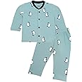 3BROS BodySuit/Dress for Boys/Girls Full Pajama & Casual Full Sleeves Night Suit Top Combo Kids Set