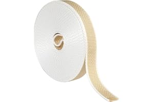 TOPOLENASHOP Cintino per Tapparelle Avvolgibili Super Resistente Cinghia in Cotone Rinforzato per Tapparelle e Persiane, Adatto a Uso Interno ed Esterno (Beige, 22mm x 7.5m) art 2208285