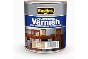 Rustins Polyurethane Varnish Clear Satin 250ml